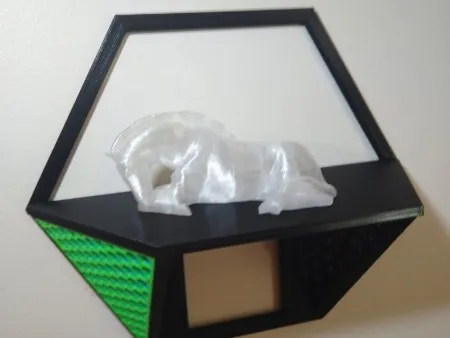 Honeycomb Display Shelf without screws