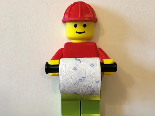 Headgear Helmet Construction for vvk187 Lego Man Toilet Paper Holder