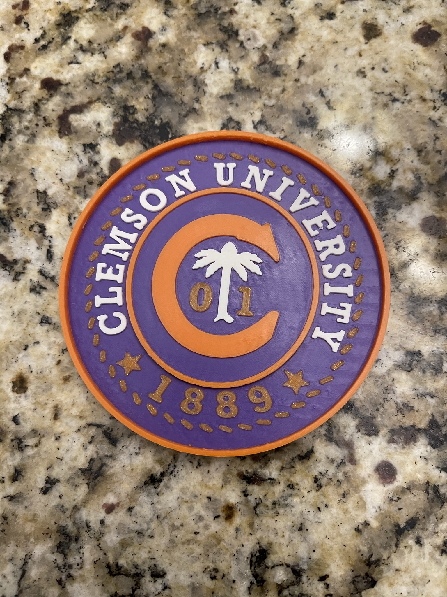 clemson-ring-coaster-by-sr22pilot-download-free-stl-model