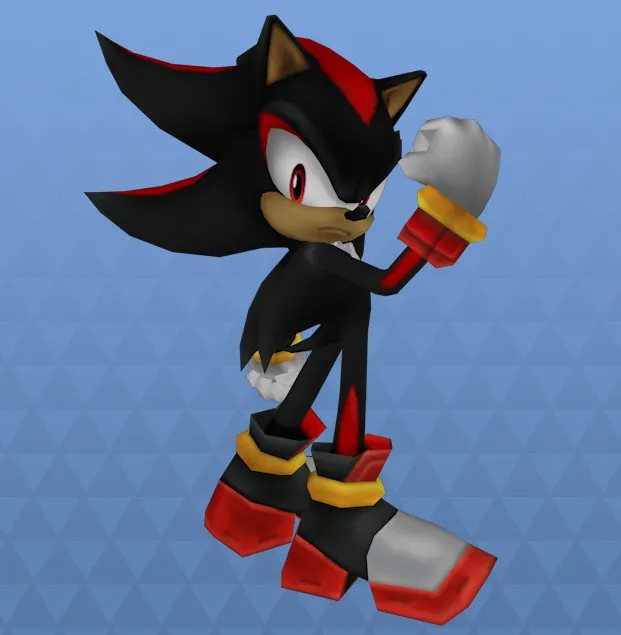 Shadow (Sonic the Hedgehog) by Solenoid, Download free STL model