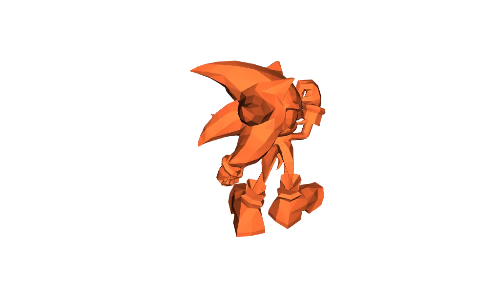 Shadow - Sonic The Hedgehog 3D Print Model