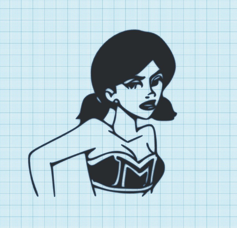 DR GIRLFRIEND - VENTURE BROS - WALL ART - 2 VERSIONS