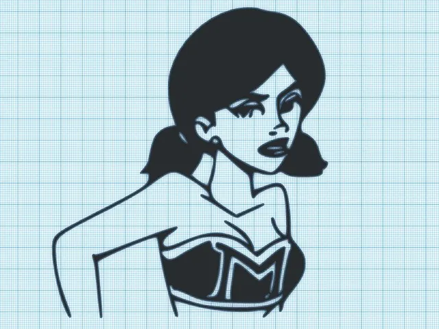 DR GIRLFRIEND - VENTURE BROS - WALL ART - 2 VERSIONS