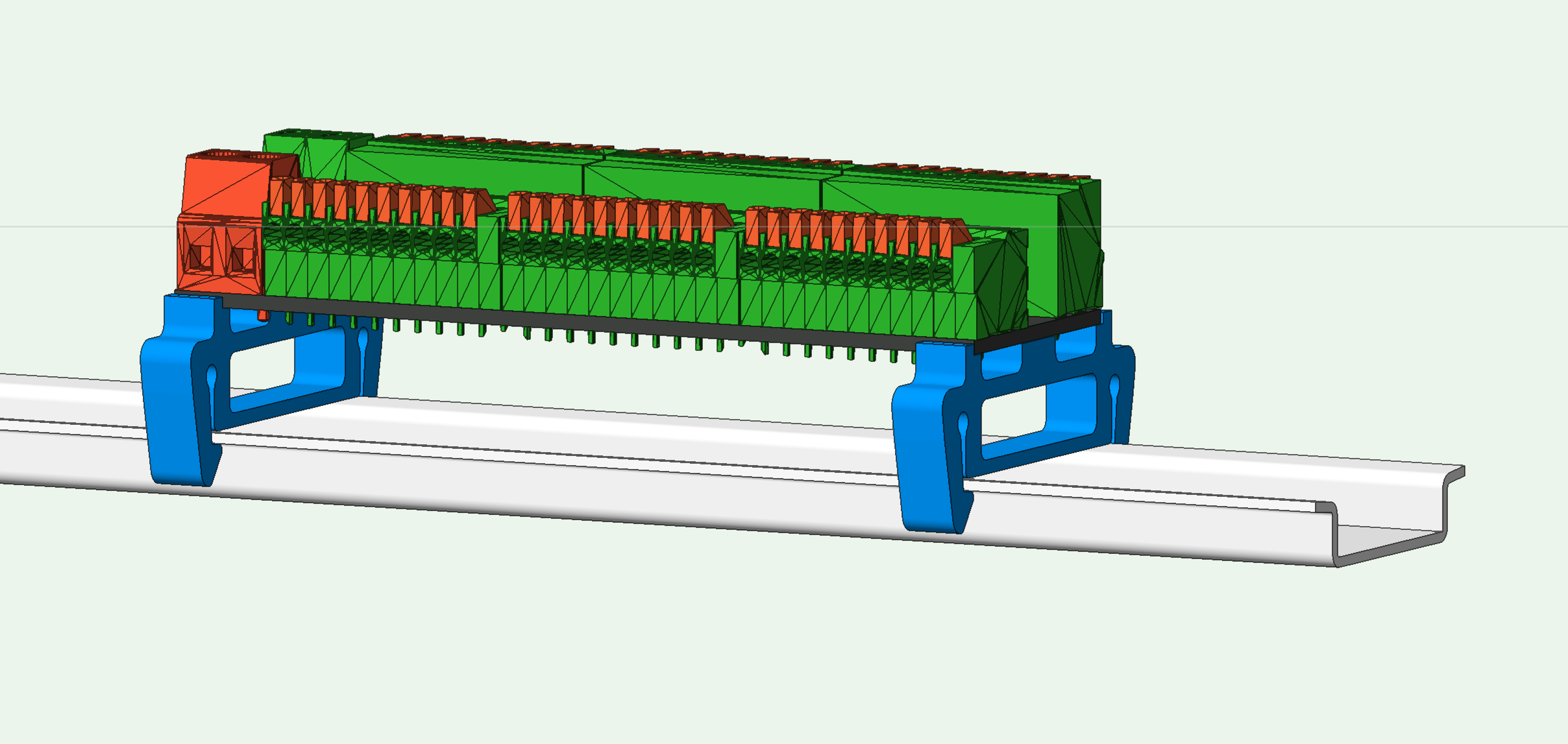 30 Pin Screwless Terminal Breakout Board by Jason | Download free STL ...