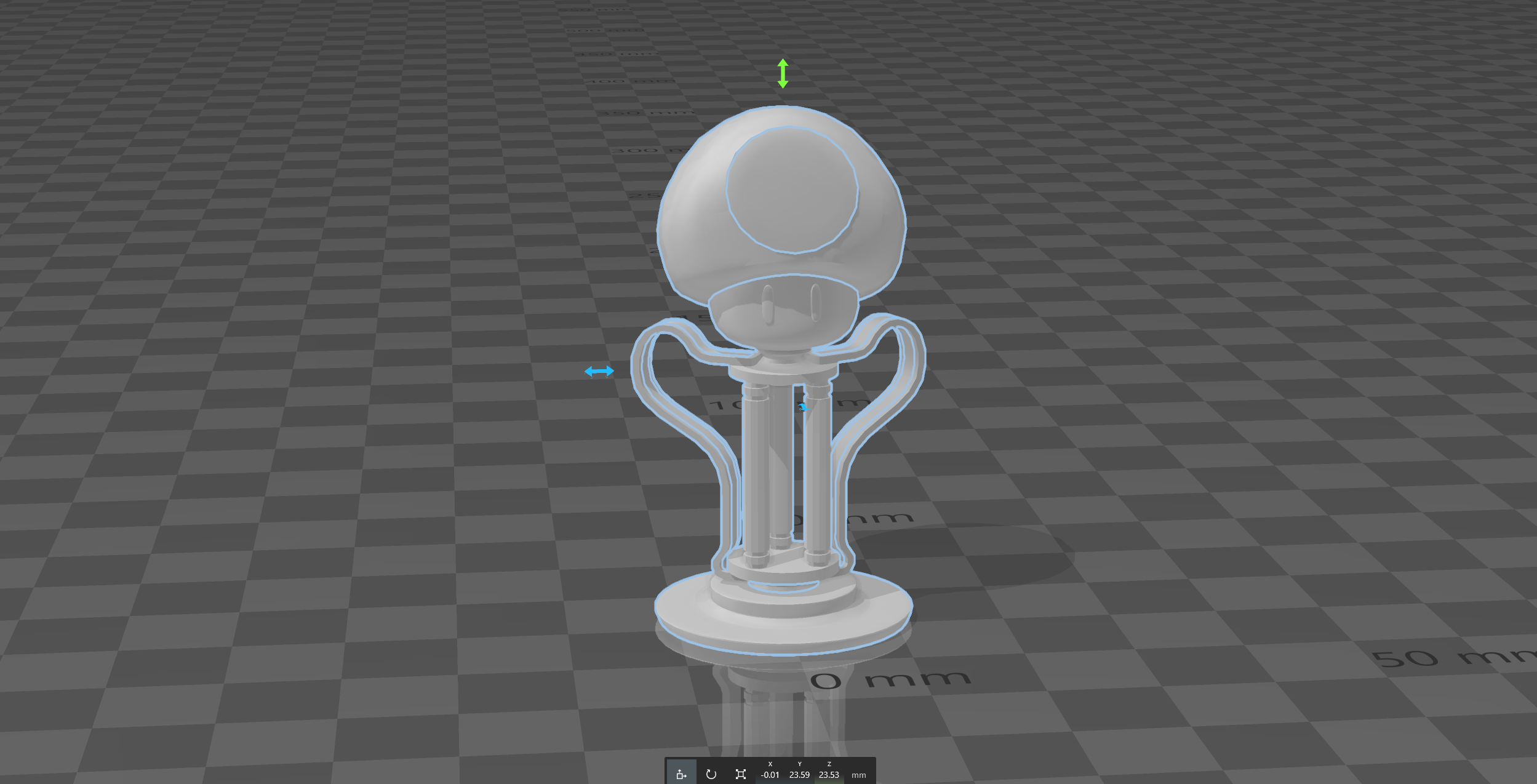 Mushroom Trophy from Mario Kart 8