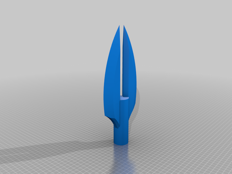 spear head Body stl by Timber Lizard Download free STL model