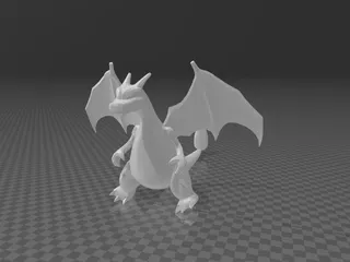 Mega Charizard X STL