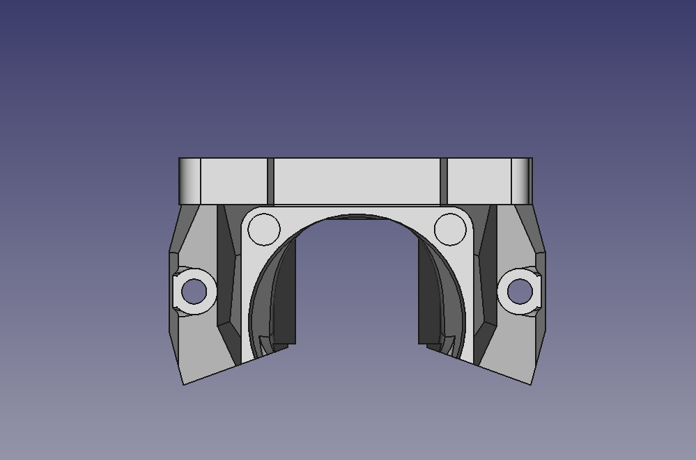 Virtu Goliath Hotend for orbiter spaced extruder mount.