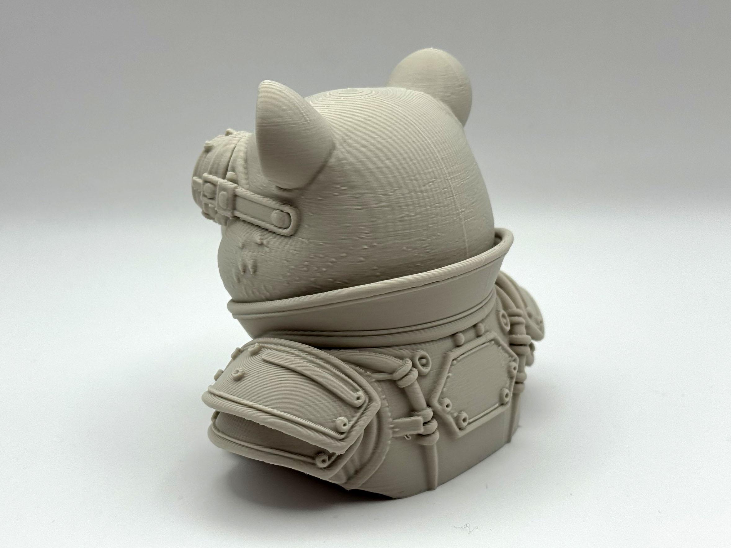 Miniatura 3 do modelo 3D Steampunk Hamster Bust