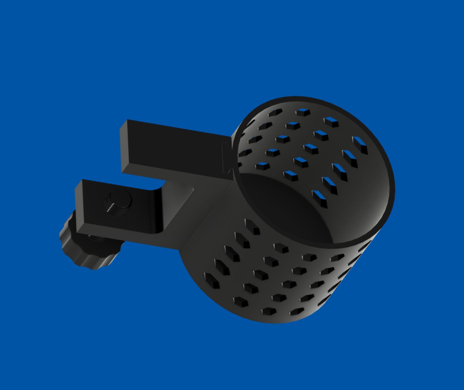 Desk Edge Bottle Holder 2 by Wiseone Download free STL model