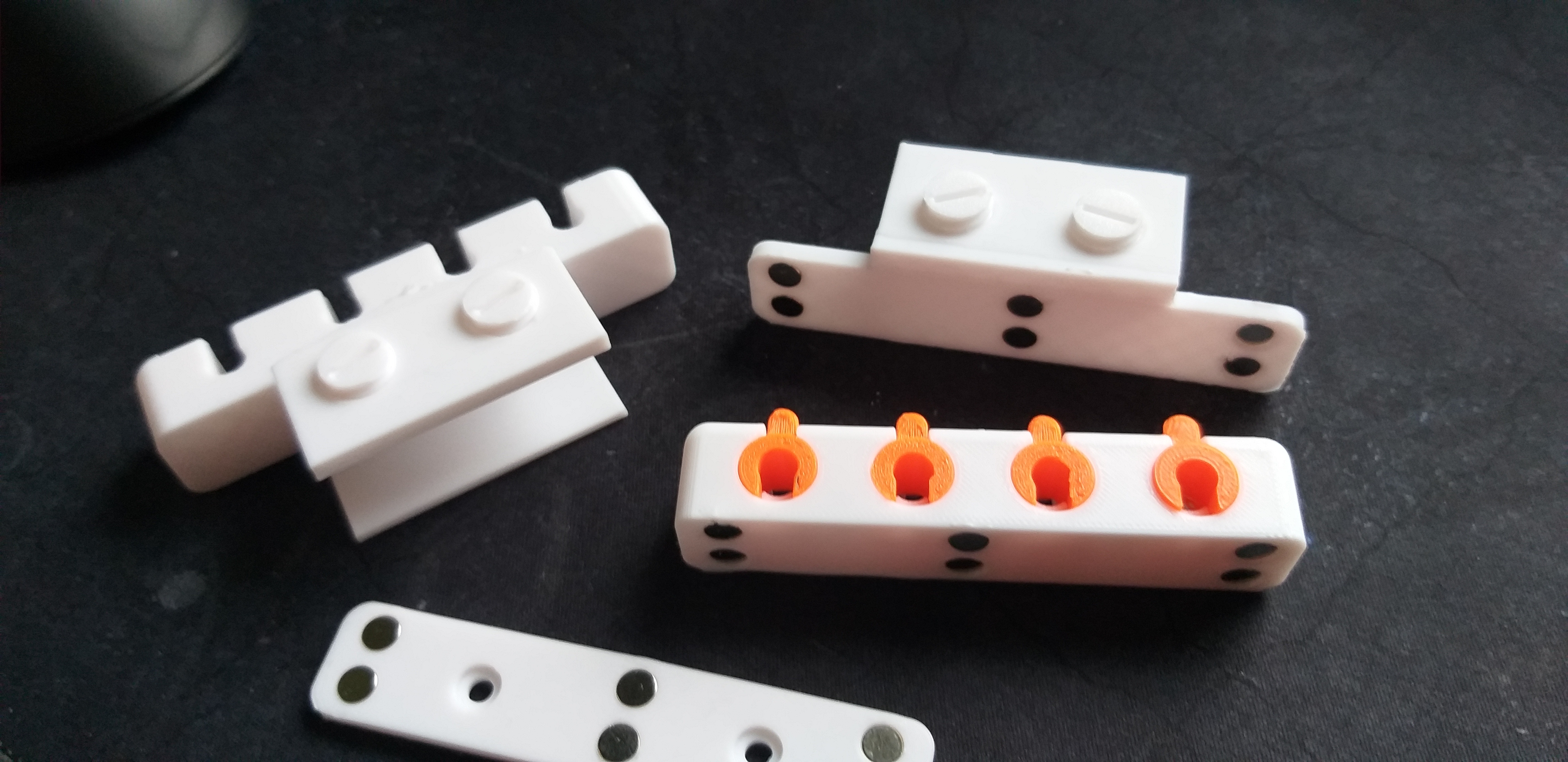 Kabelhalter, Kabel Halter USB, 4 Fach, Cable Holder USB, Ikea Bekant