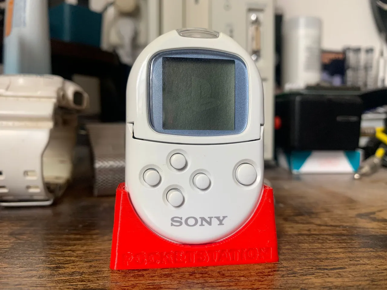 Miniature 1/3 Scale Sony PlayStation Portal with Display Stand and