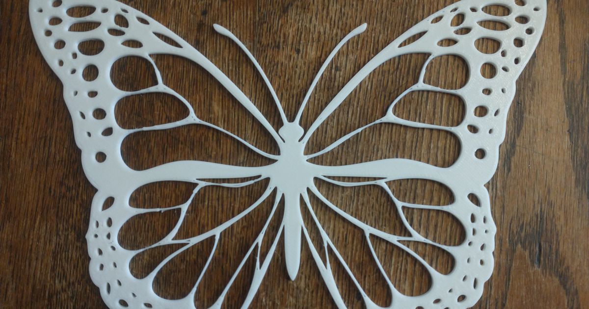 Butterfly Wall Art by Books | Download free STL model | Printables.com