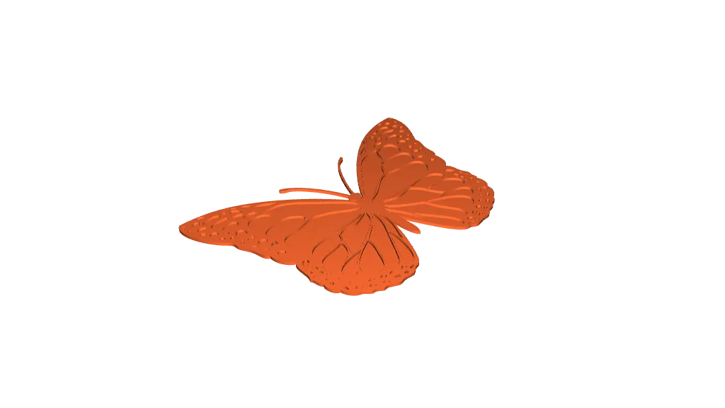 Monarch Butterflies 3D Wall Art Set of 100 