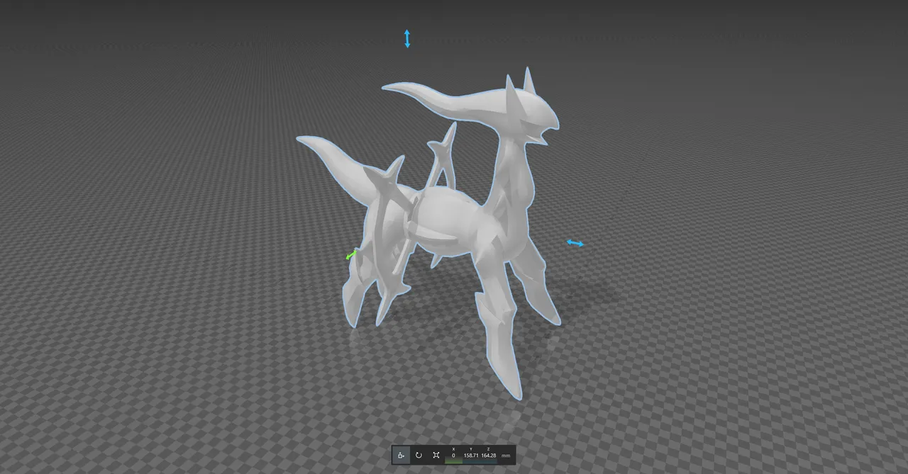 STL file Pokemon arceus (with cuts and plugs) 🐉・Template to download and  3D print・Cults