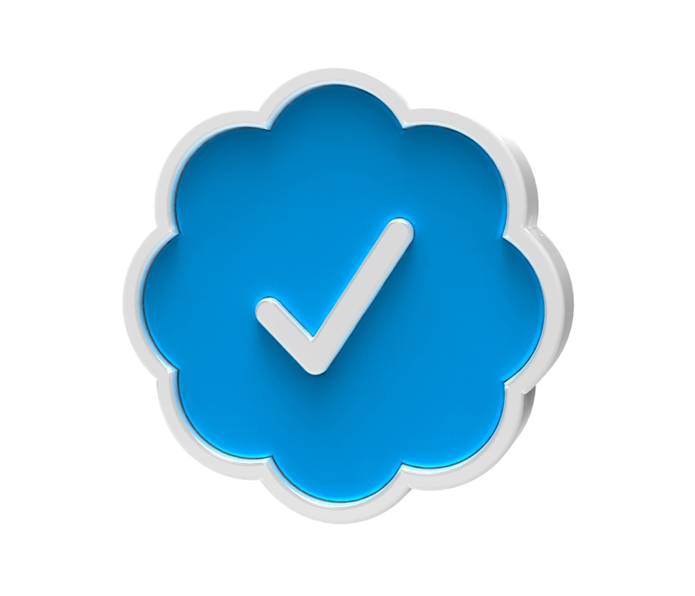 Verified 3D Badge