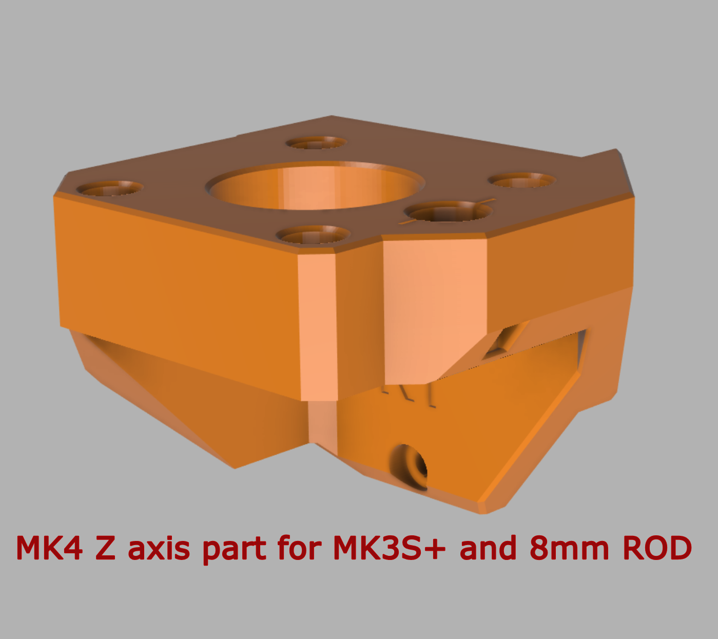 MK4  Z axis for MK3S 8mm ROD
