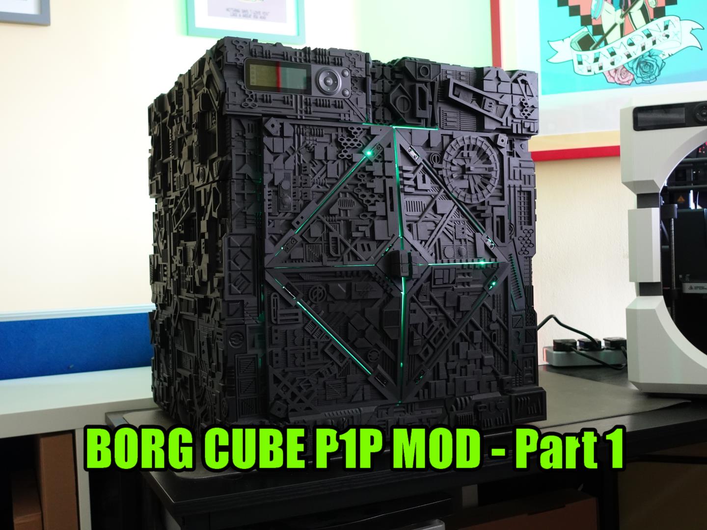 Part 1 - Borg Cube P1P Mod by neil3dprints | Download free STL model ...