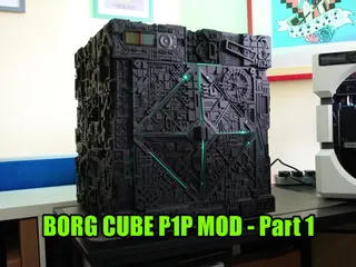 Star Trek Borg Cube ATX GREEN Edition | Tower PC Case (Ready to Ship)