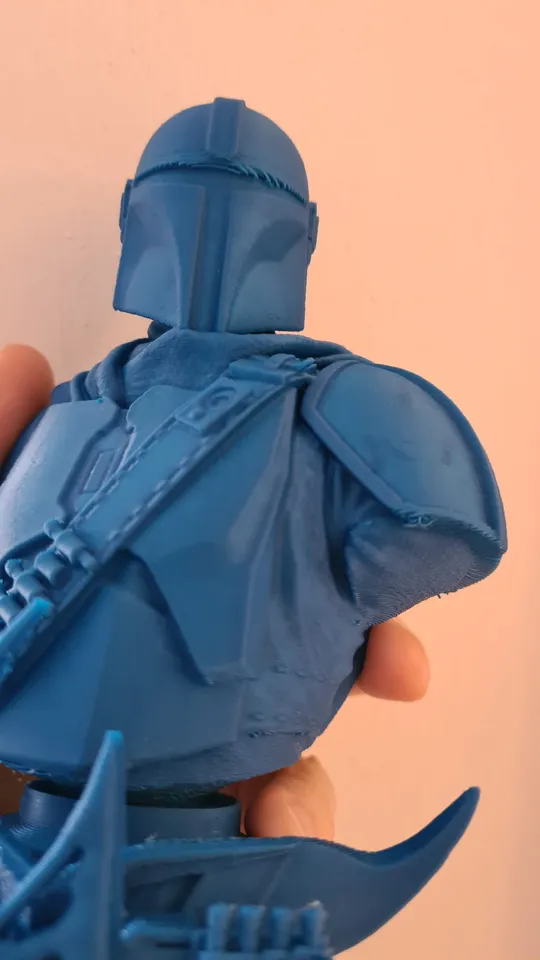 3D Printable Mandalorian Bust - Star Wars 3D Models - Support Free and No  infill Remix by iczfirz