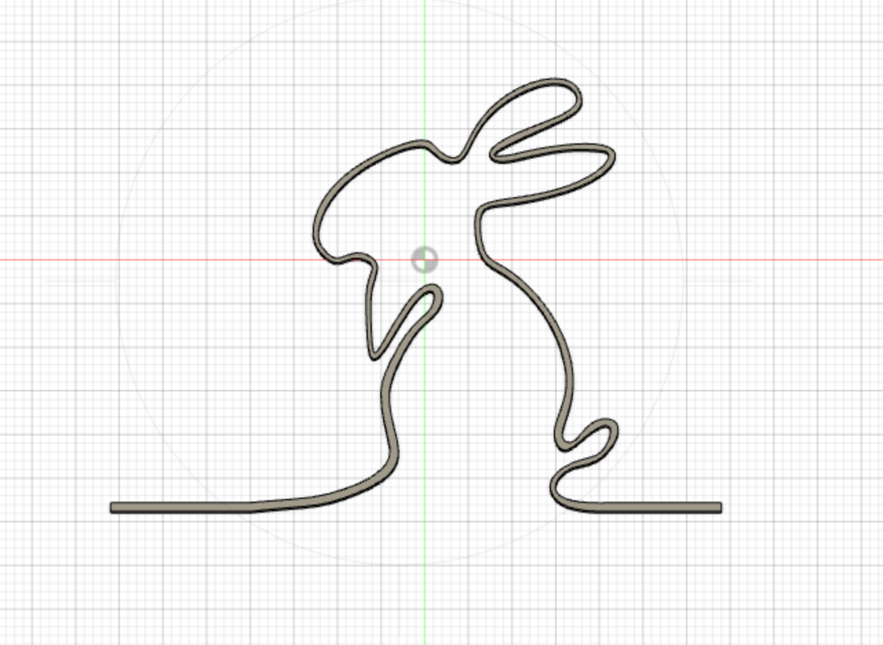 Miniatura 4 do modelo 3D simple rabbit bookend