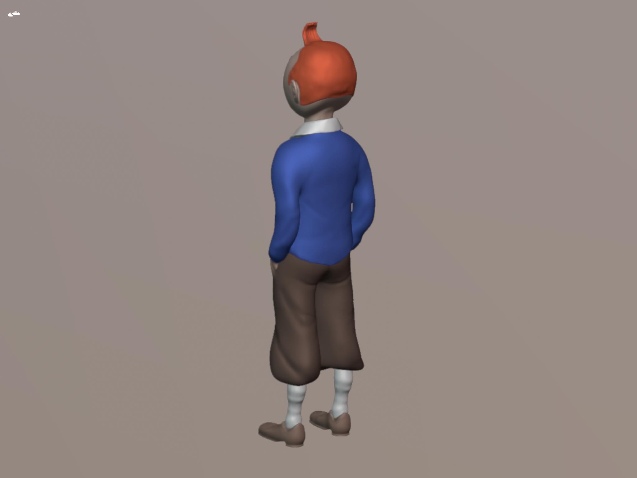 Miniatura 5 do modelo 3D Tintin