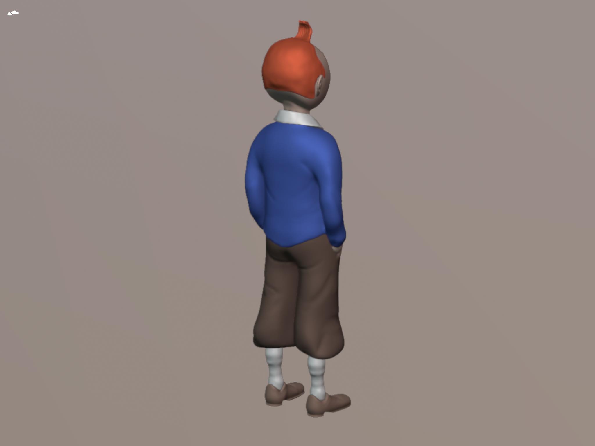 Miniatura 6 do modelo 3D Tintin