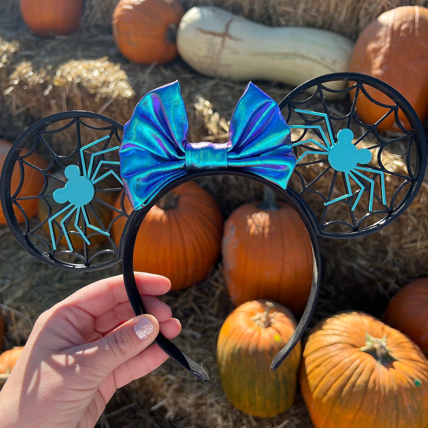 Spider Mouse Halloween Disney Ears