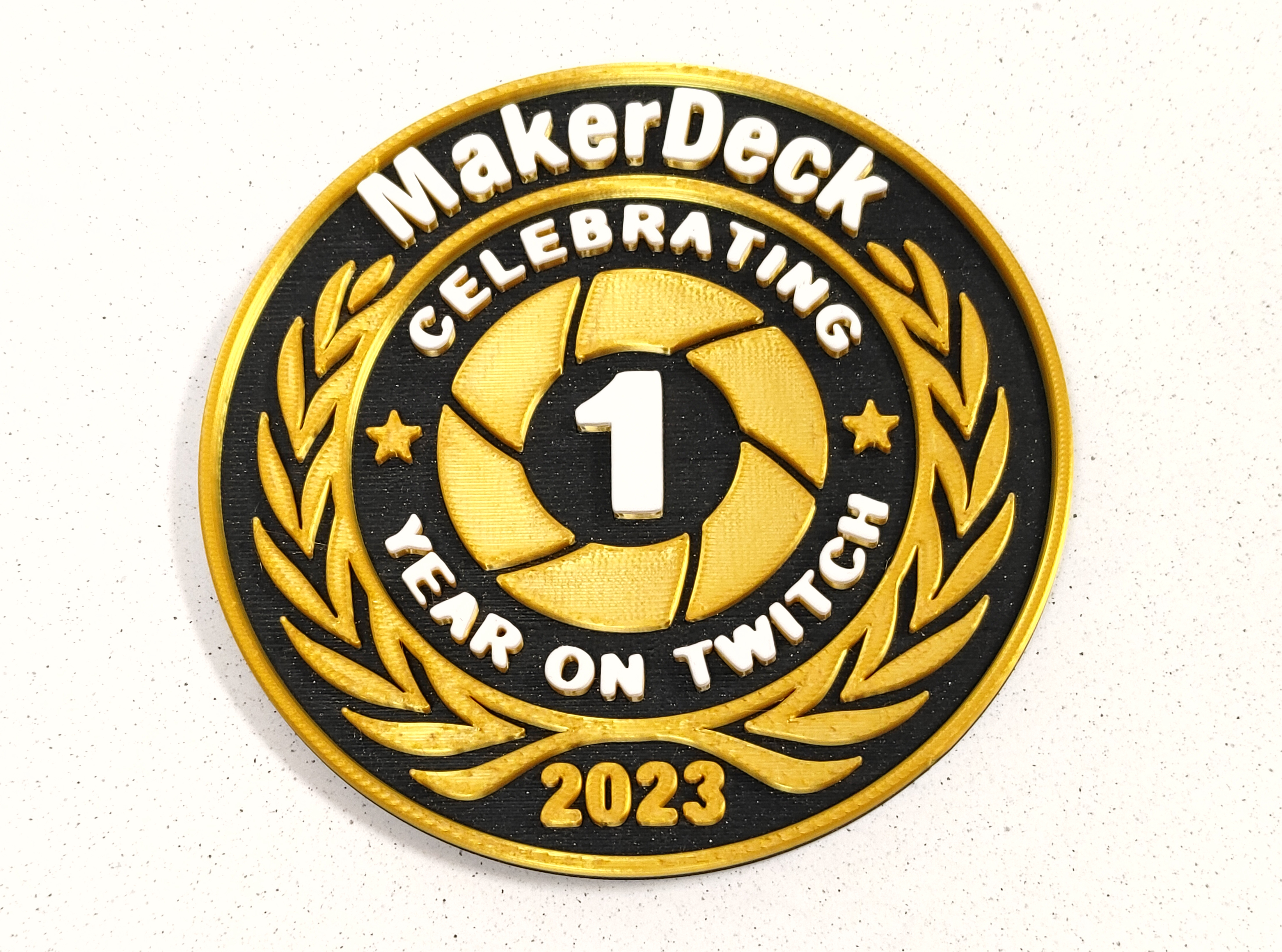 MakerDeck One Year Anniversary Badge