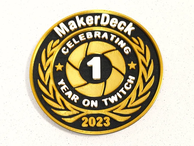 MakerDeck One Year Anniversary Badge
