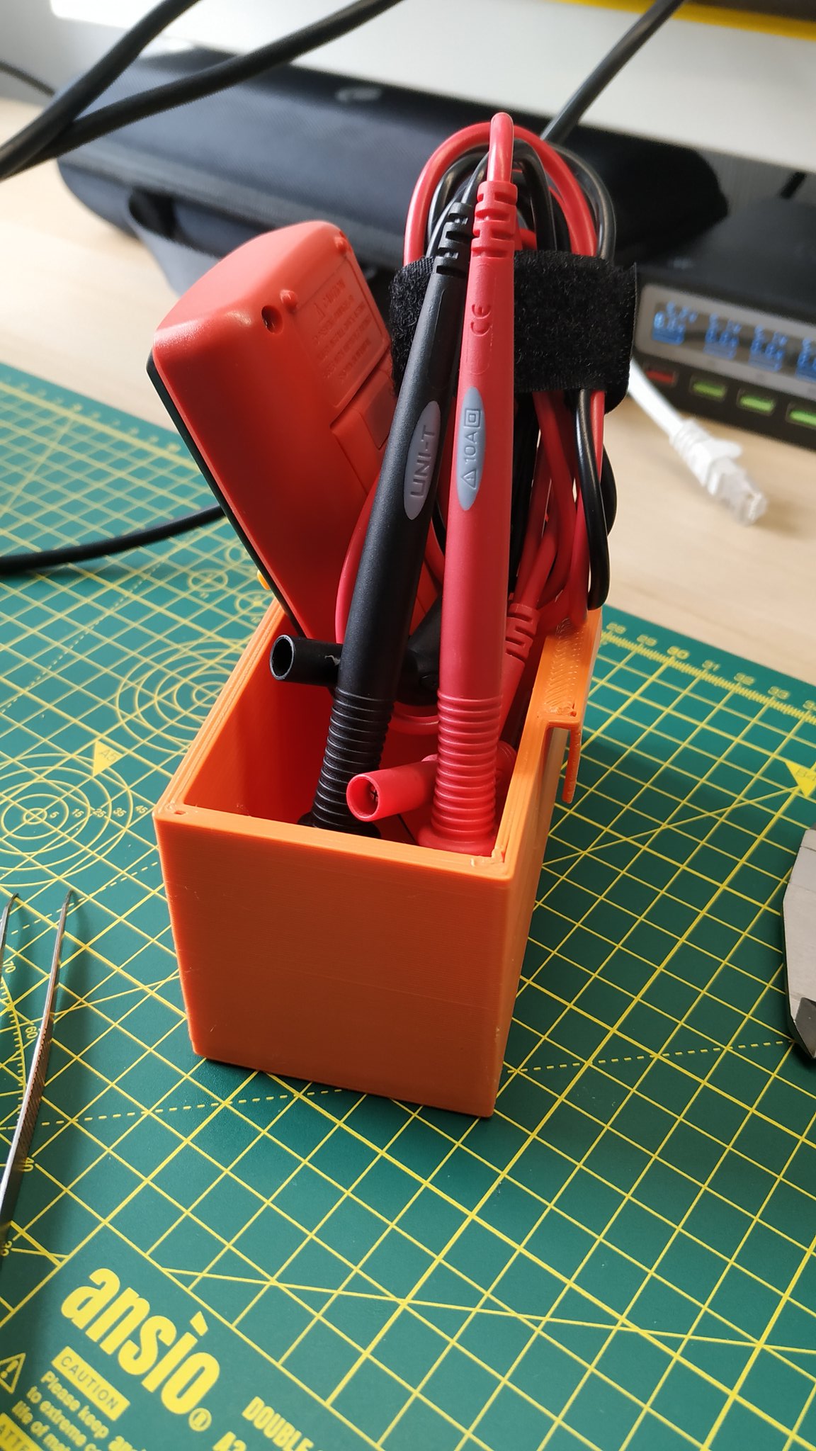 Multimeter Holder For IKEA VATTENKAR by biglesp Download free STL model