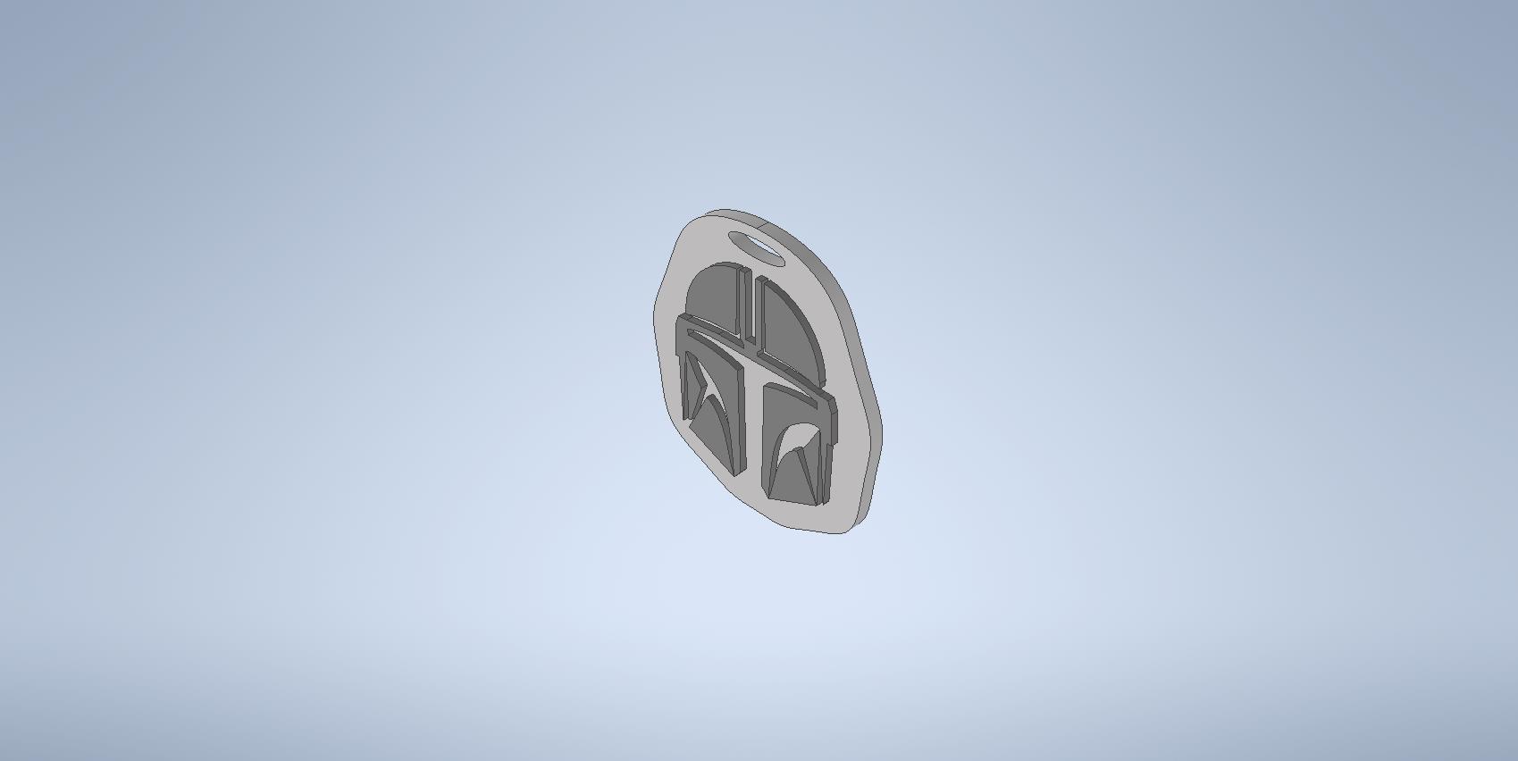 Mandalorian keychain