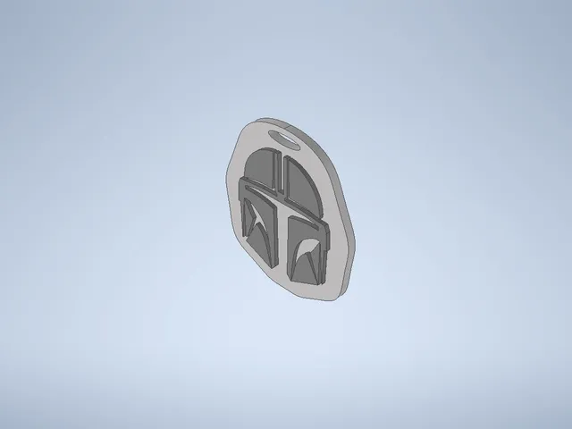 Mandalorian keychain