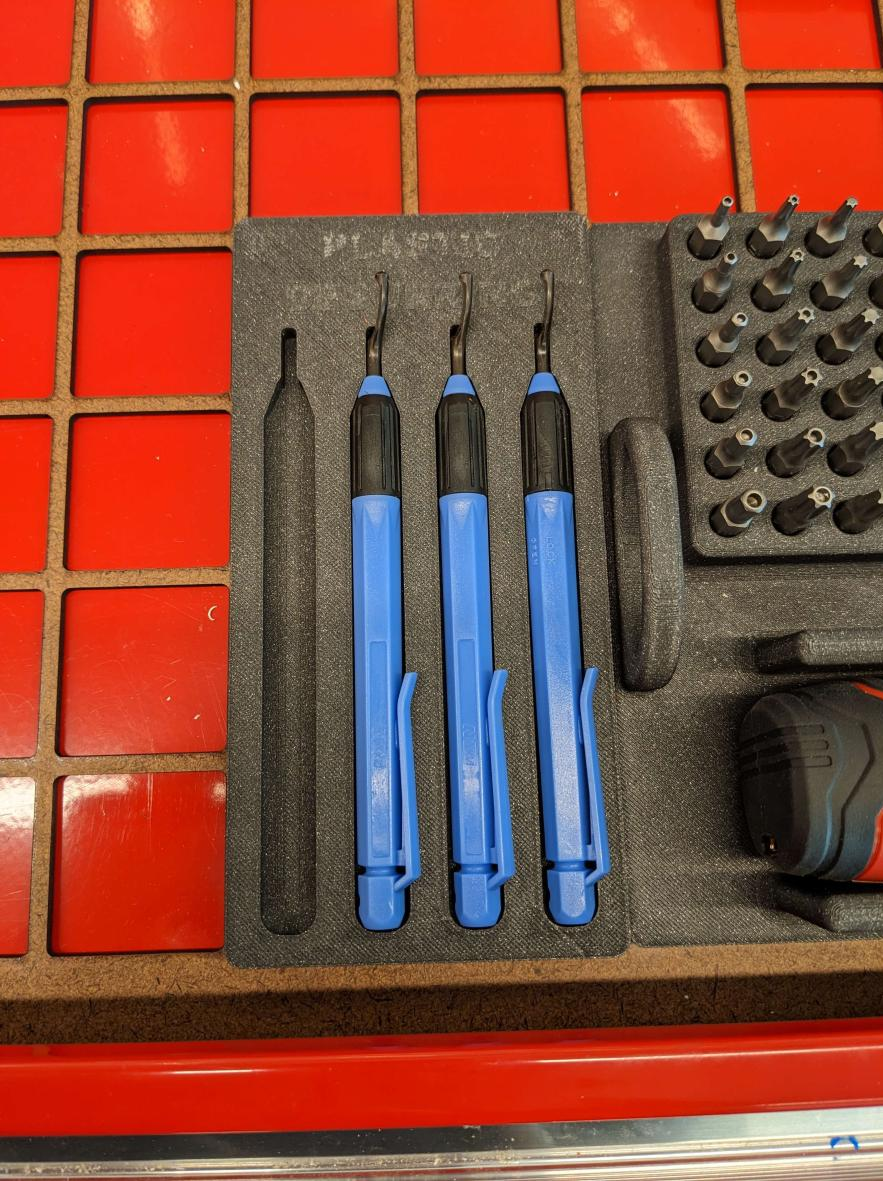 Gridfinity Holder for Noga EO2000 Deburring Tool