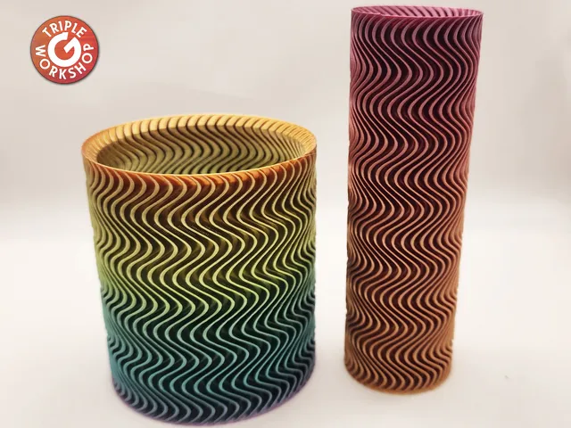 ⌇⌇⌇ Mesmerizing Vase Set - Wavy