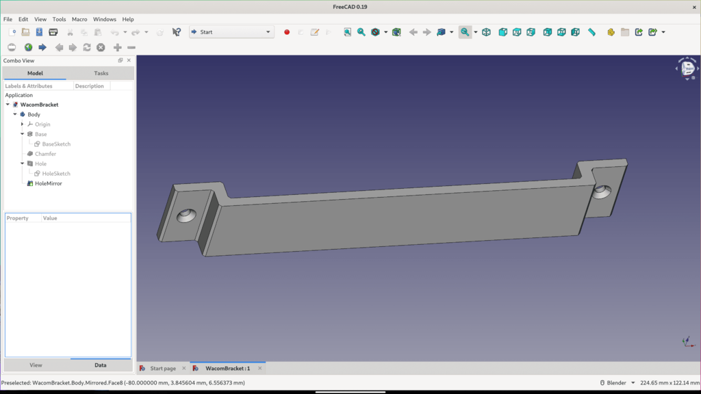 Miniatura 3 do modelo 3D Wacom Tablet Table Bracket