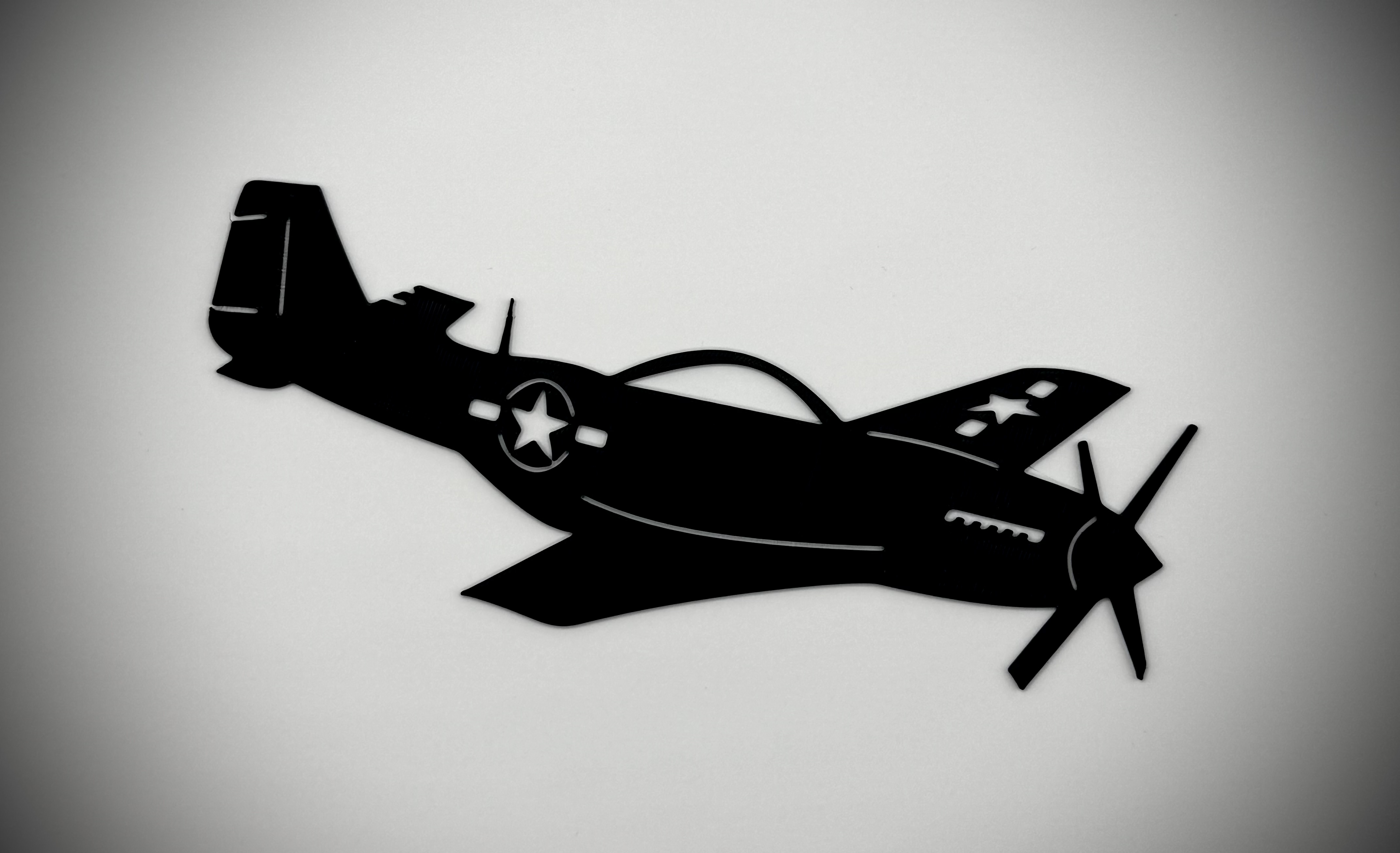 P-51 Mustang Fighter Wall Art