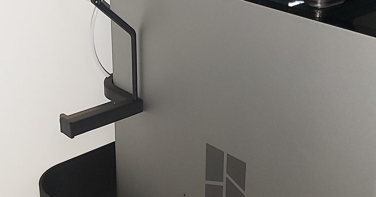 Bambu x1 carbon horizontal side deported filament holder by ulrich