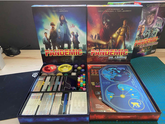 Pandemic Boardgame Insert All Expansions in one