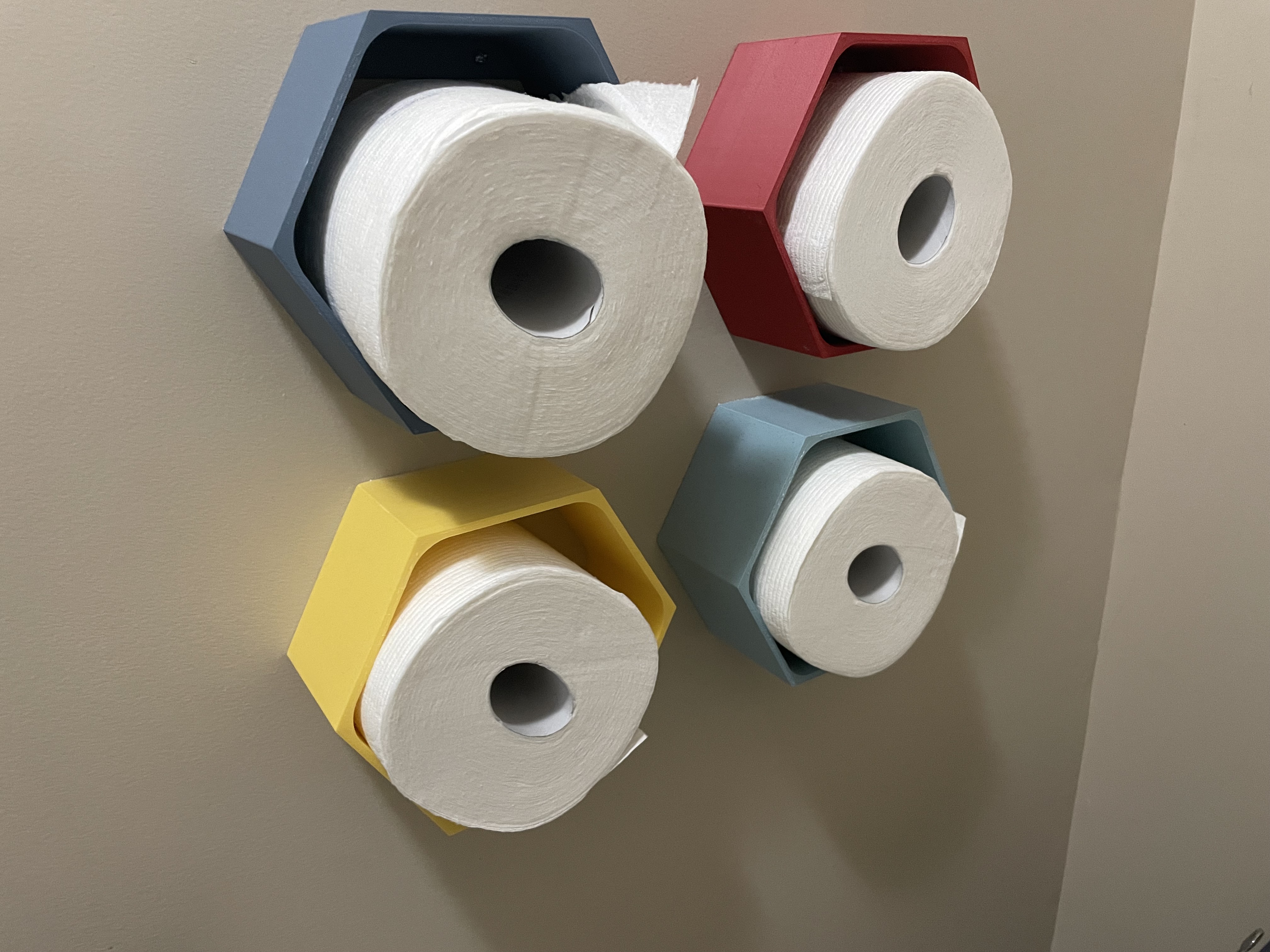 Hexagon Toilet Paper Holder