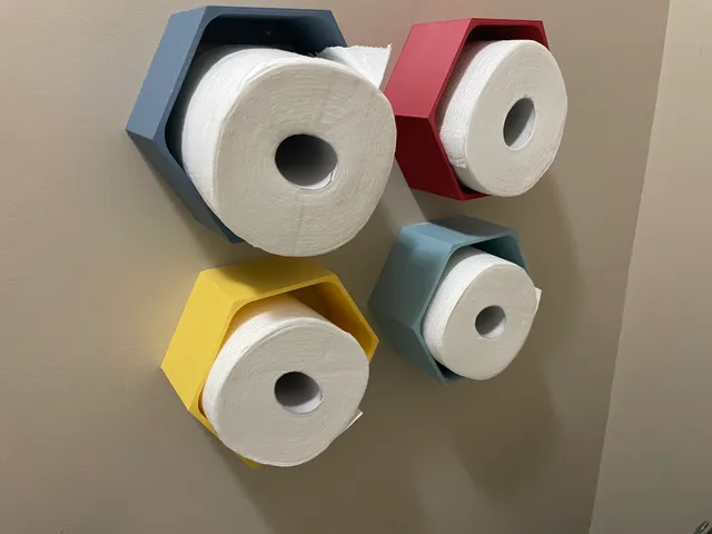 Hexagon Toilet Paper Holder