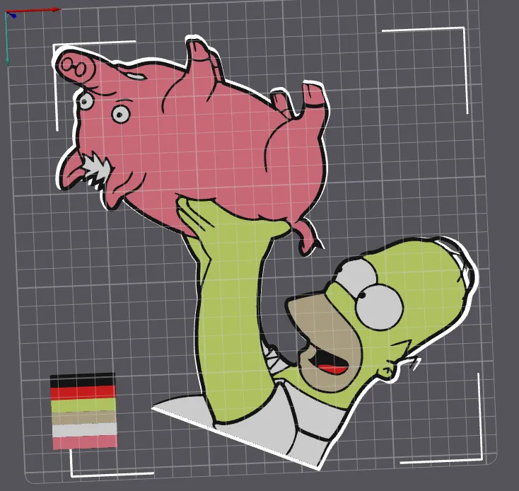 SpiderPig - Multicolour by BC Designs | Download free STL model ...