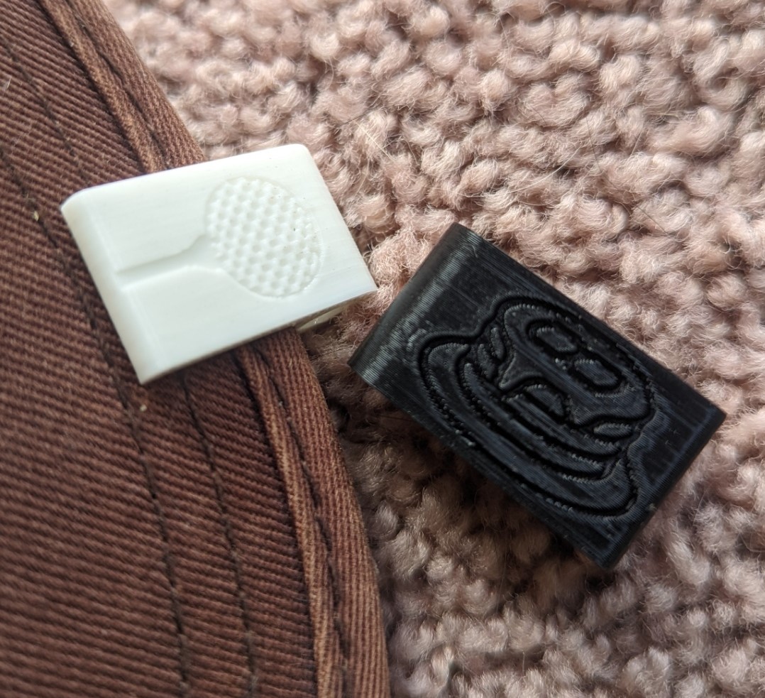 Golf Tee Hat clip with golf ball