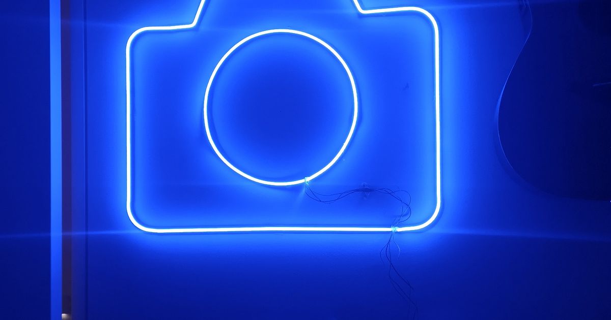 Camera neon led light by wannes333 Download free STL model