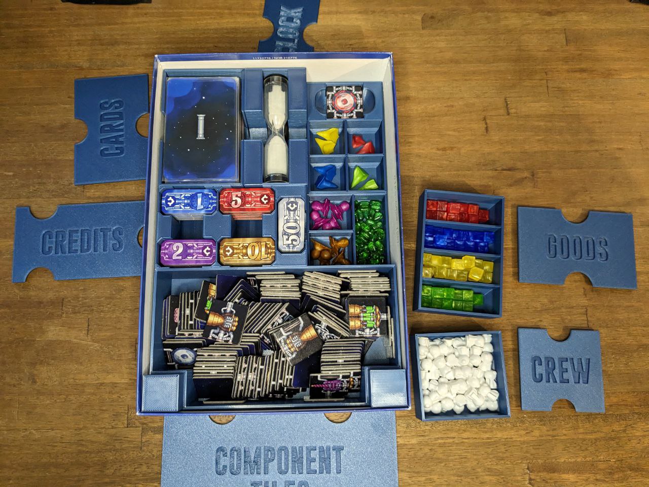 Galaxy Trucker - Game Insert / Organizer