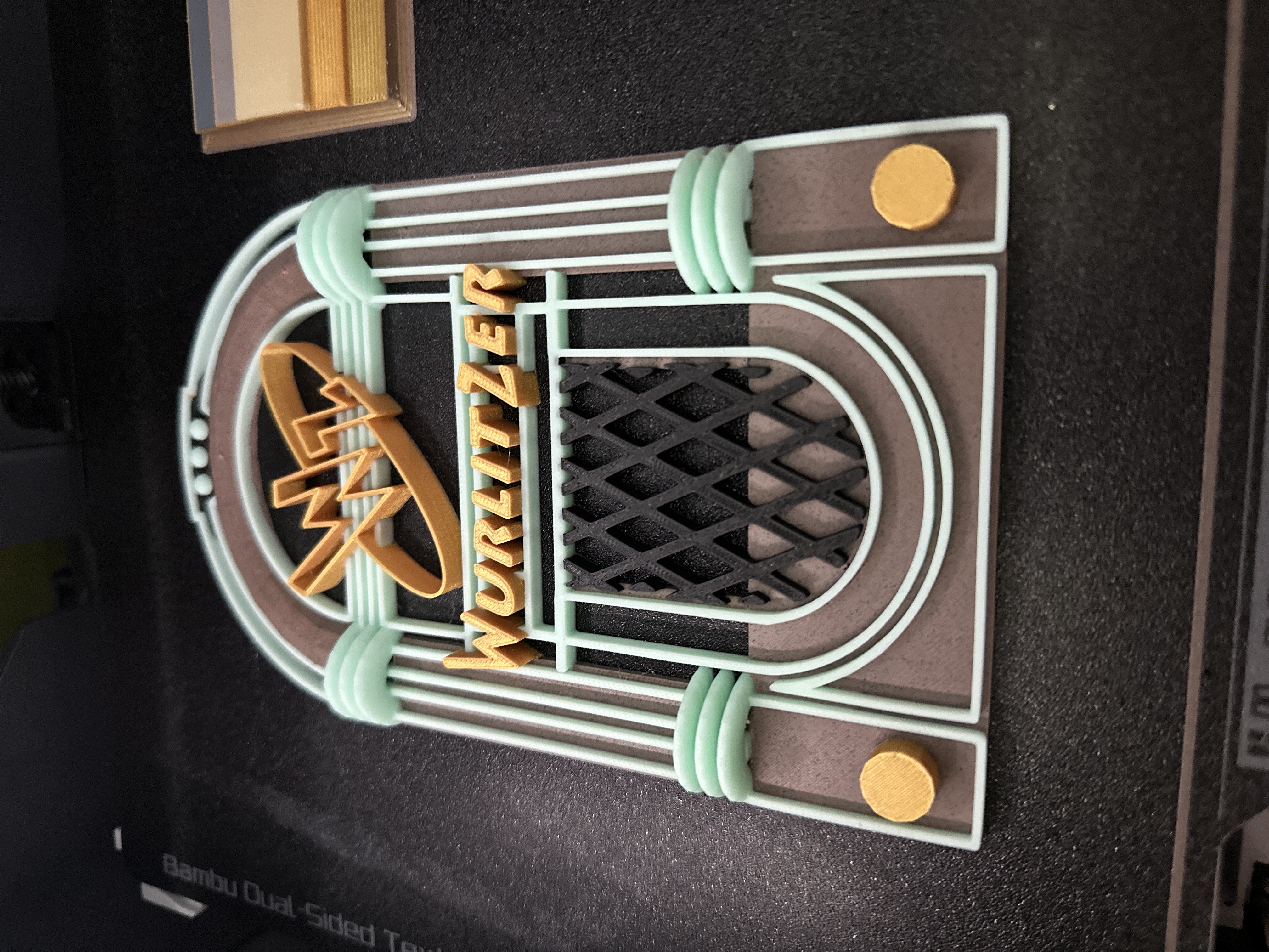 Vintage Jukebox cover for Google Home Mini & Amazon Echo Dot (Painted .3mf)