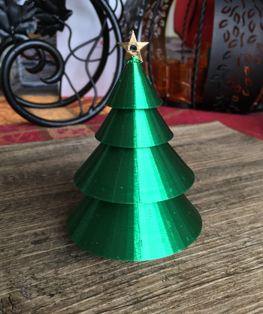 Retro Christmas Tree Ornament