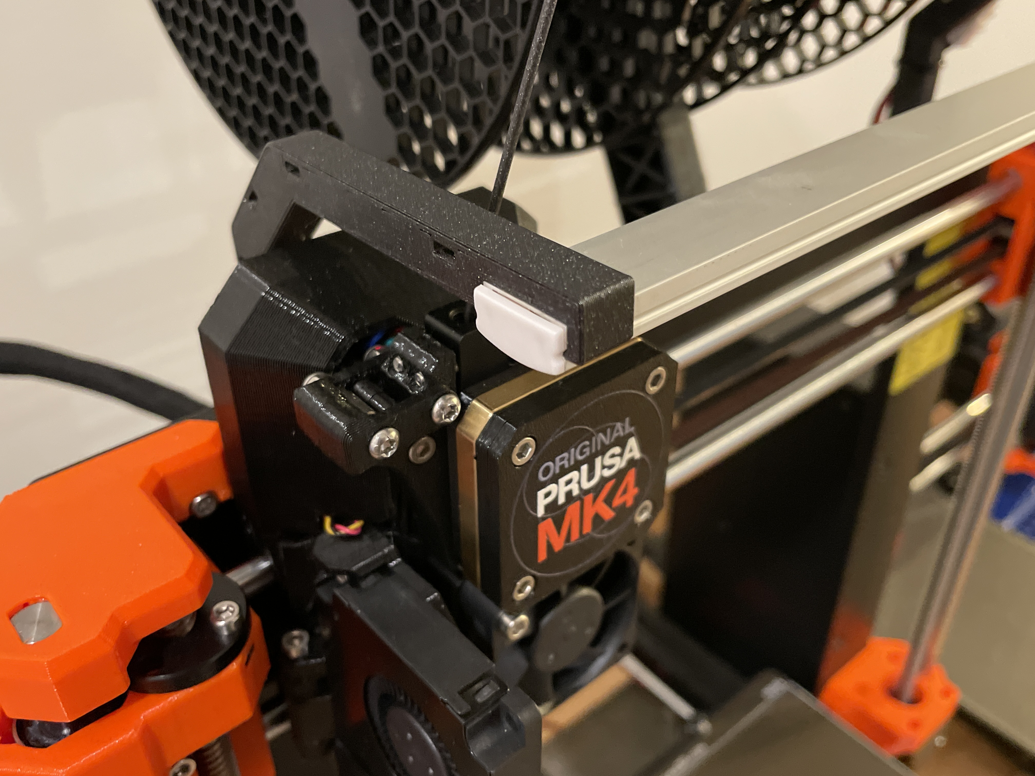 Prusa MK4 17mm LED channel light bracket