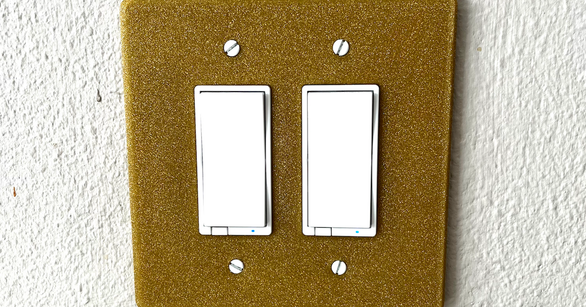 Light Switch Plate - Dual Rocker Switch Plate / Cover by kevin ...