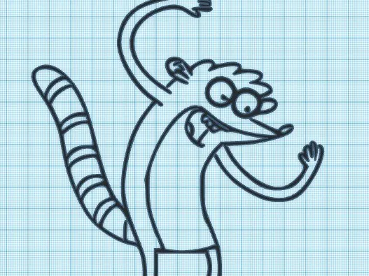 RIGBY - REGULAR SHOW - WALL ART